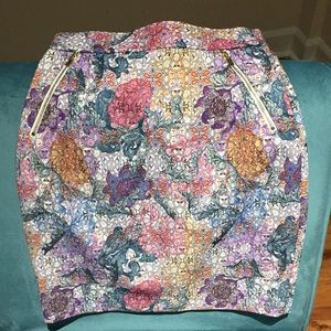 H&M Multicolored Floral Skirt